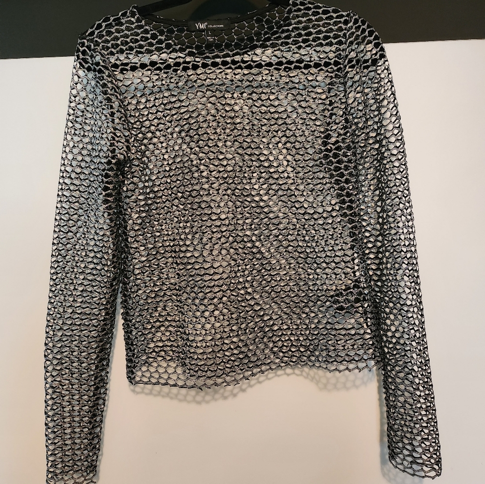 YMI Collection mesh long-sleeved